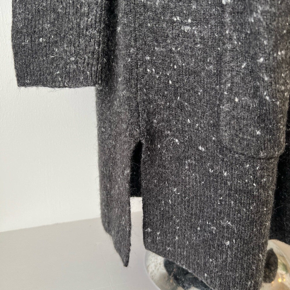 Madewell Charcoal Open-Front Cardigan - Picture 3 of 5